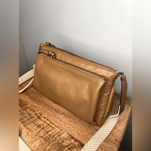 Lucky Brand Bags New Lucky Brand Koda Topanga Tan Leather Crossbody